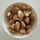 Apricot kernels in a bowl